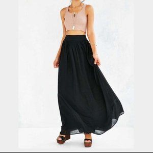 Urban Outfitters Pins & Needles Chiffon Maxi Skirt